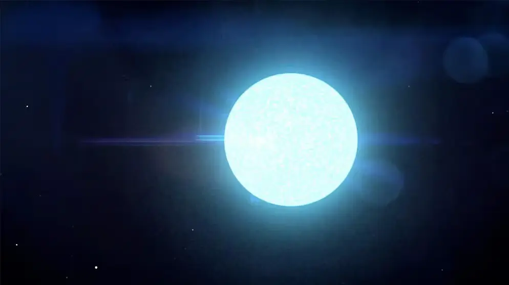Illustration of a neutron star. Credit: NASA